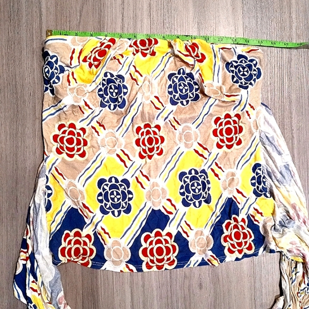 Ric Rac Floral Tube Top w/Wrap Sz Medium - Picture 6 of 7